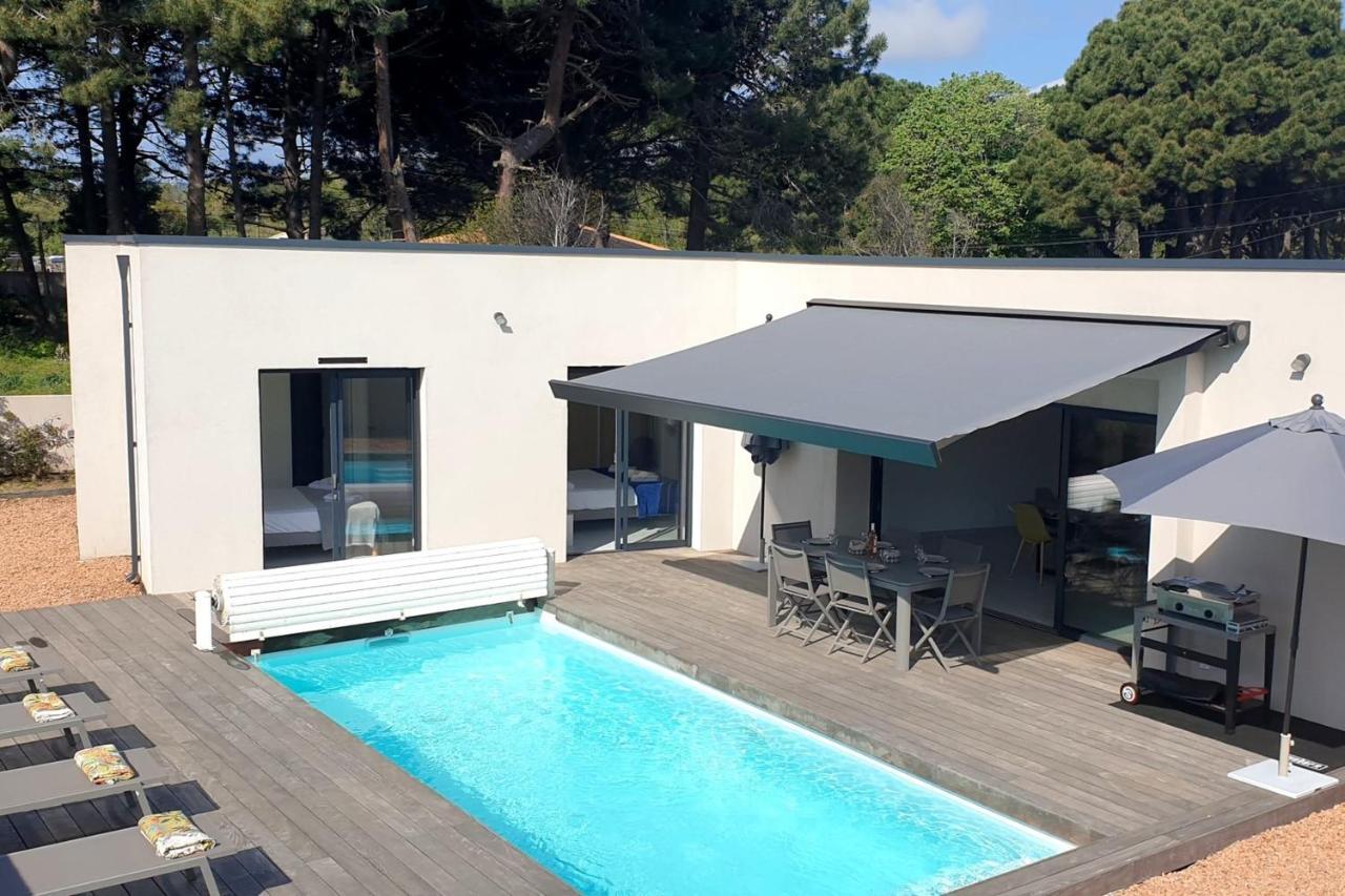 Villa Rossa 6 Pers Dans Residence Avec Piscine Chauffee Privee Леччи Екстериор снимка