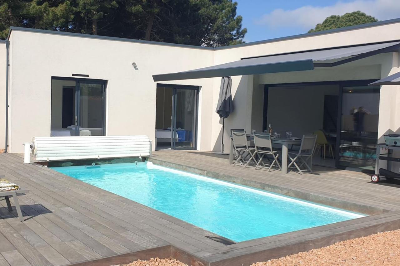 Villa Rossa 6 Pers Dans Residence Avec Piscine Chauffee Privee Леччи Екстериор снимка